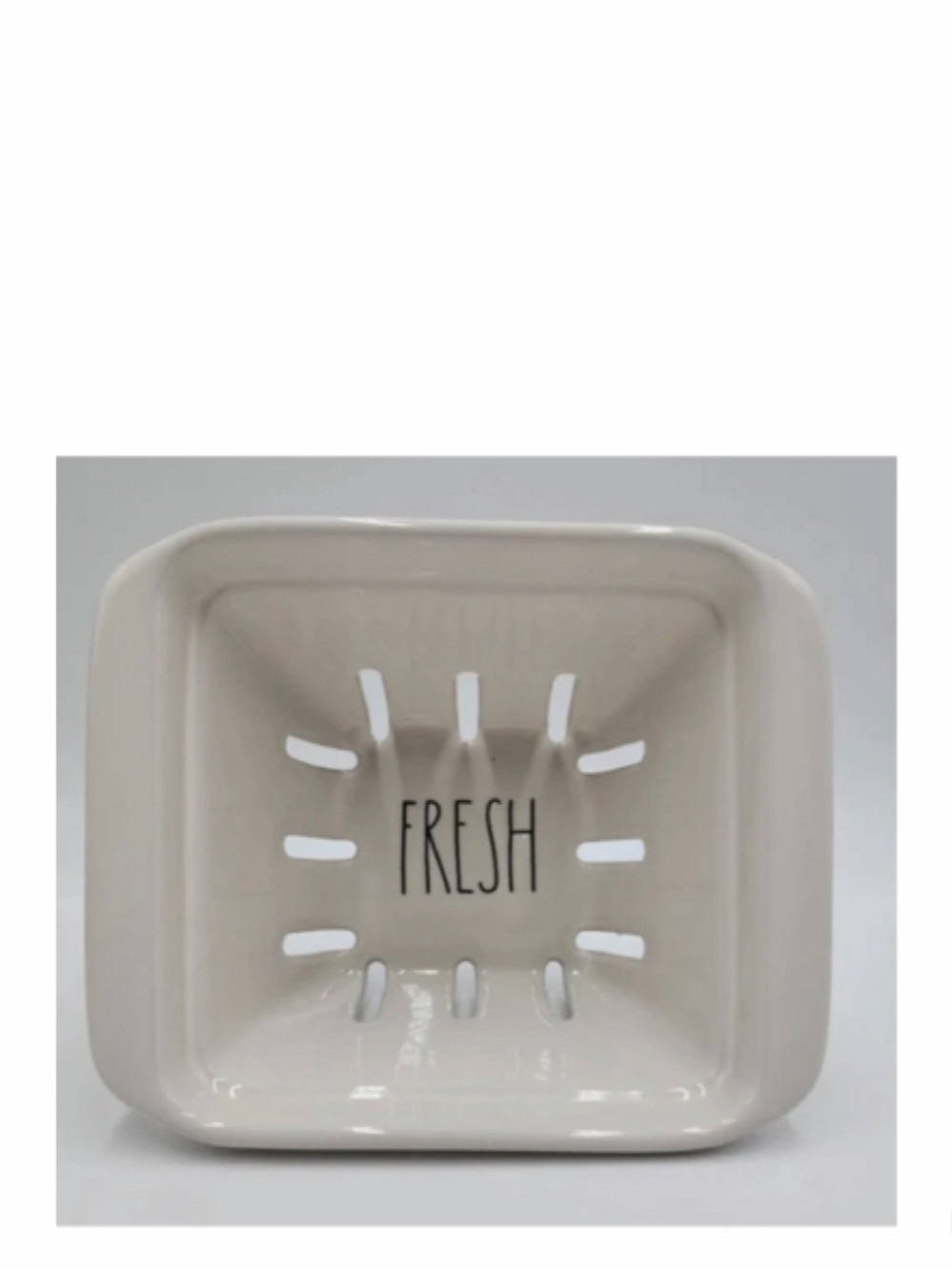 NEW Rae Dunn Fresh Strainer Fruit Container Berries Basket